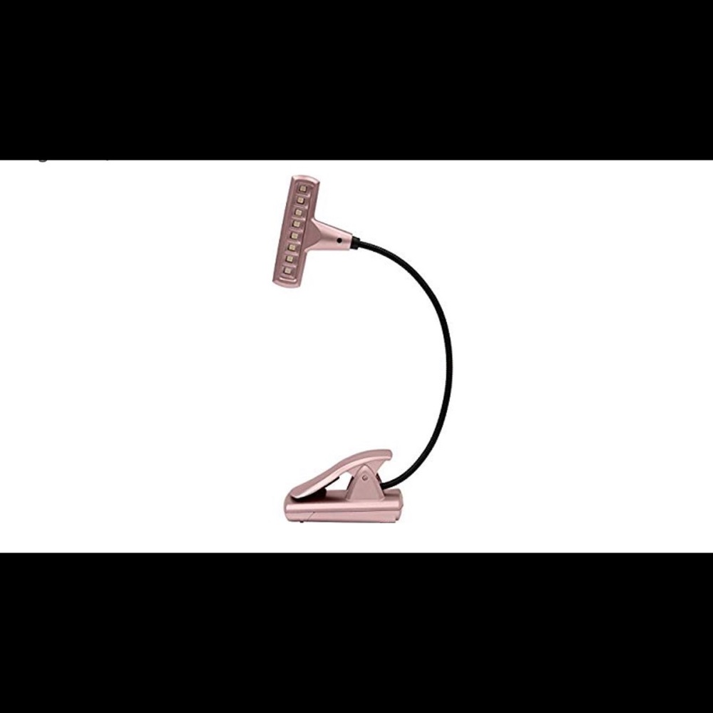 UltraBrite Clip Led Book Light color Rose Gold